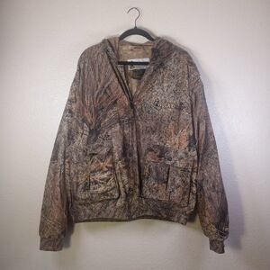 Rocky Waterproof Scentiq Mossy Oak Brush Camoflage Hooded XL Hunting Gear Jacket